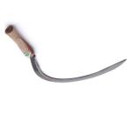 Premium Hand Sickle – High‑Carbon Steel Weeder & Corn Cutter – Ergonomic Wood Handle