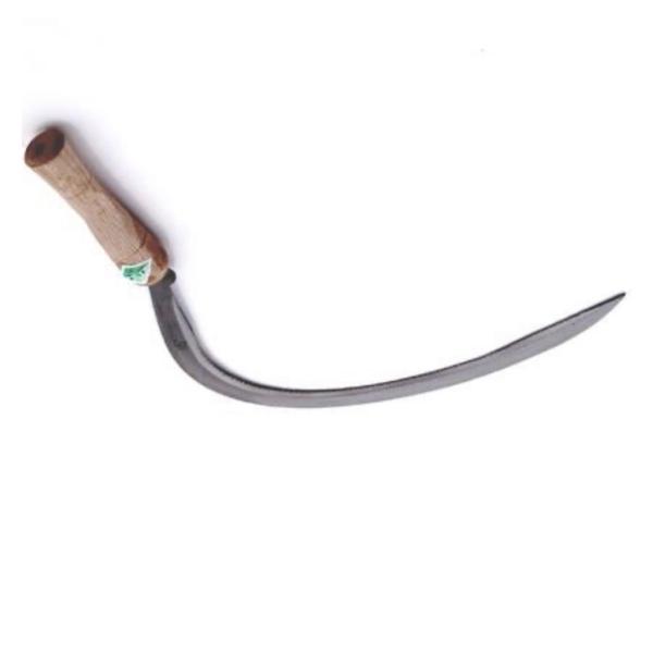 Premium Hand Sickle – High‑Carbon Steel Weeder & Corn Cutter – Ergonomic Wood Handle