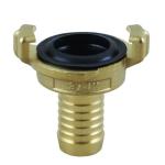 Brass 3/4″ Hose Coupling – 19 mm ID Garden/Industrial Quick-Connect Connector