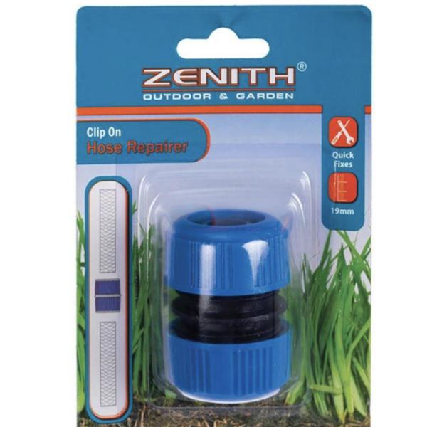 Zenith Clip‑On Hose Repairer 19 mm – 2‑Pack Quick‑Fix Connector