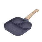 Aluminum 2-Hole Non-Stick Crepe Pan with Bonus Keyholder – Lightweight, Dual-Zone Skillet