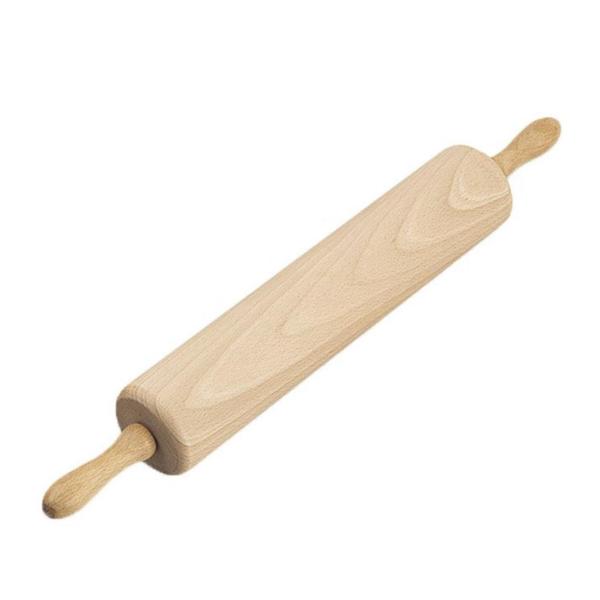 Movable Adjustable Rolling Pin Stick – 5 Thickness Settings, Color-Coded Beech Wood