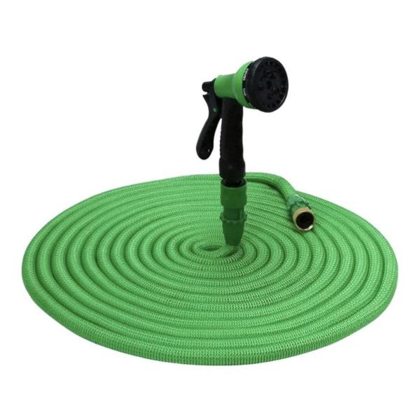 Yiad Flexible Garden Hose – 50 Ft Expandable Green Hose (3× Extension)