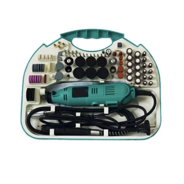 130 W Rotary Tool Kit – 211-Piece Accessory Set with Flexible Shaft & Variable Speed