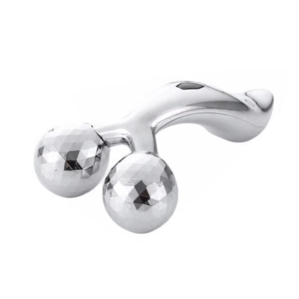 Compact 3D Facial Roller Massager – 360° Kneading Beauty Tool for Face & Body