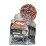 Shind 4.2 x 32mm Silver Self-Drilling Screws with Drill Point – 205-Pack