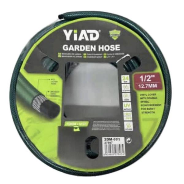 Yiad 20 Meter Durable PVC Garden Hose – Kink‑Resistant, Multi‑Purpose Watering