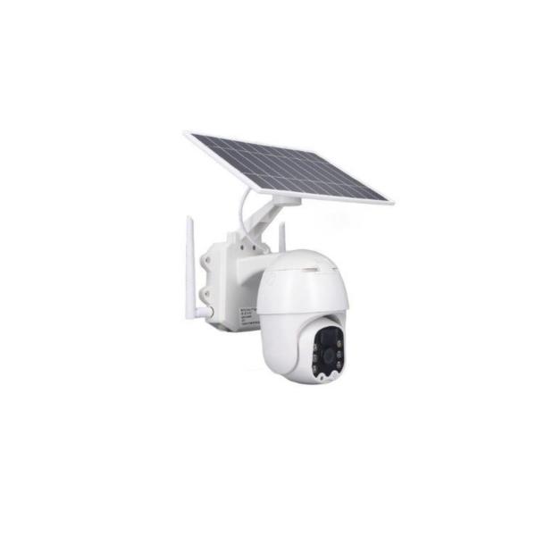 JG20375103 Solar-Powered 4G Surveillance Camera – PIR Alert, Siren & Strobe, i‑Cam App Remote Viewing