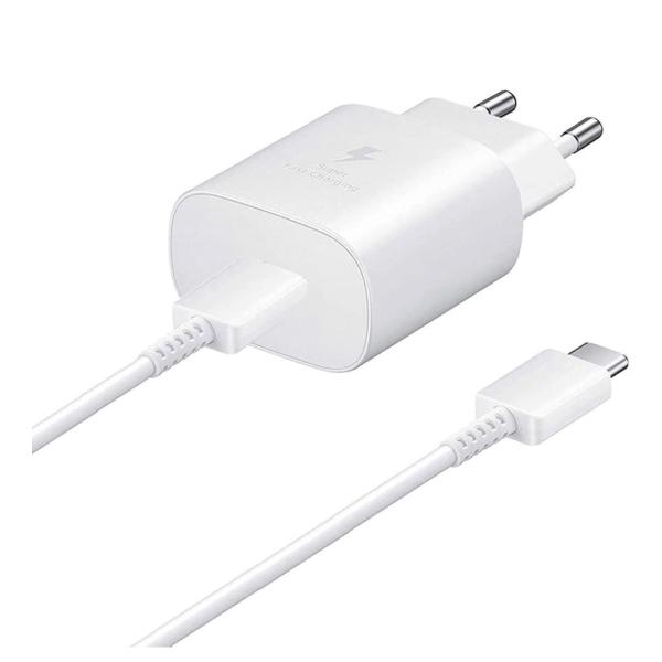 20W PD Super Fast Charging Power Adapter with 1M USB-C to USB-C Cable – Compact & Efficient Charger