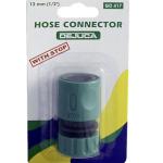 Dejuca PVC Hose Connector with Stop – 12 mm | Quick-Disconnect Garden Fitting