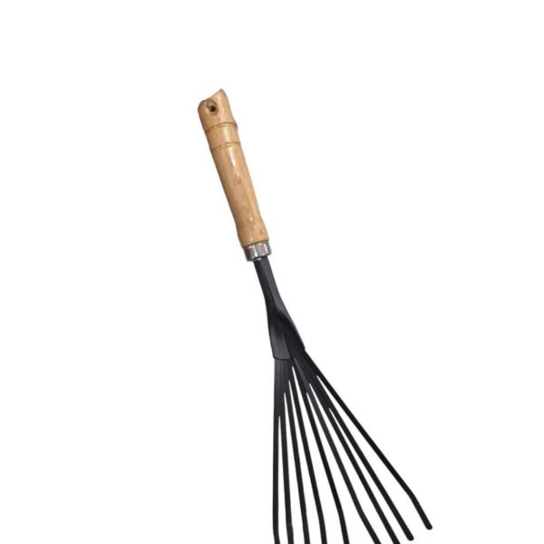 9‑Claw Garden Hand Rake – Ideal Soil Loosening & Weeding Tool