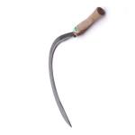 Premium Hand Sickle – High‑Carbon Steel Weeder & Corn Cutter – Ergonomic Wood Handle