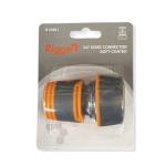 RIGGER 19 mm (¾″) Garden Hose Connector H20012 with Softgrip, Quick‑Click, Leak‑Proof
