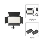 Rechargeable Video LED Light Kit – Pro LED 800 Photography Light, Adjustable Brightness, Compact for Photos & Videos