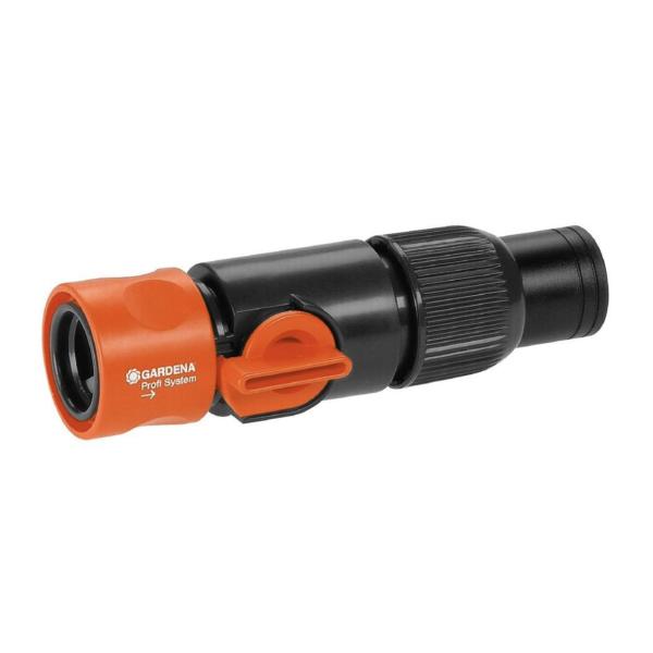 GARDENA Profi 19 mm (¾") Hose Connector with Built‑In Control Valve – Maxi‑Flow System