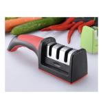 3-Stage Manual Kitchen Knife Sharpener – Non-Slip Handle for Safe and Efficient Sharpening