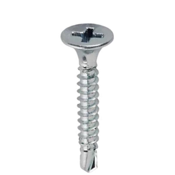 Shind 4.2 x 38mm Silver Self-Drilling Screws with Drill Point – 205-Pack