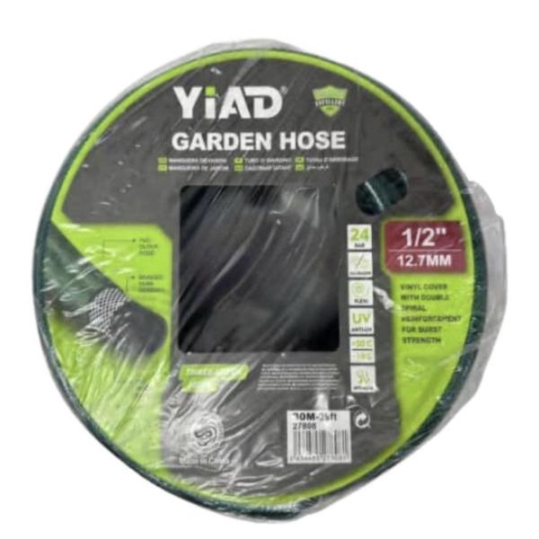Yiad 30M Expandable Green Garden Hose – Flexible, Kink‑Resistant with Multi‑Pattern Nozzle