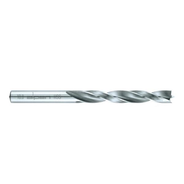 Alpen Profi HSS Wood Drill Bit — 10 mm Brad-Point, 133 mm Overall Length