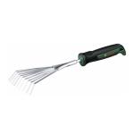Bosch Garden Hand Rake – Ergonomic Handle & Rust-Resistant Steel, Lightweight Design for Soil & Leaves