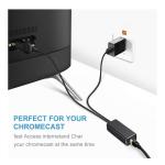 SE‑L156 Ethernet Adapter for Fire TV Stick – Micro USB to RJ45 Wired Network, 1 m