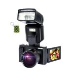 DC101LW 44 MP Ultra Wide‑Angle Digital Camera – 16× Digital Zoom with Auto‑Focus & Flash + Keychain Mount