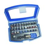 32-Piece S2 Steel Screwdriver Bit Set – Pozi, Hex, Torx, Phillips & Security Bits with Magnetic Holder