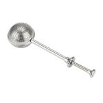 Stainless Steel Push‑Style Tea Infuser – Ball‑Shape Spring Handle