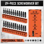 Horusdy 25-Piece Magnetic Ratchet Screwdriver Set – Versatile Home & Automotive Repair Kit