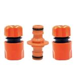 Shind 5‑Piece Universal Quick‑Connect Hose Connector Set – Adjustable 19 mm–25 mm Couplers