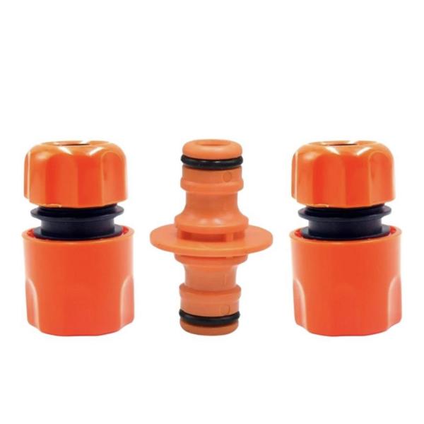 Shind 5‑Piece Universal Quick‑Connect Hose Connector Set – Adjustable 19 mm–25 mm Couplers
