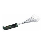 Bosch Garden Hand Rake – Ergonomic Handle & Rust-Resistant Steel, Lightweight Design for Soil & Leaves