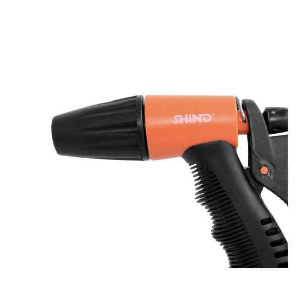 Shind 3‑Pattern Garden Water Spray Nozzle – Ergonomic Hose-End Sprayer