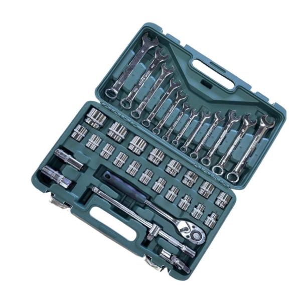 37‑Piece Mechanic Hand Tool Box Set – Chrome‑Vanadium Tools w/ Hard Case