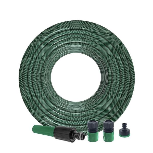 Agardo Urban Essentials Garden Hose – 20 mm × 30 m Reinforced Hosepipe with Fitting – UV‑Stabilised, Heavy‑Duty Watering Hose
