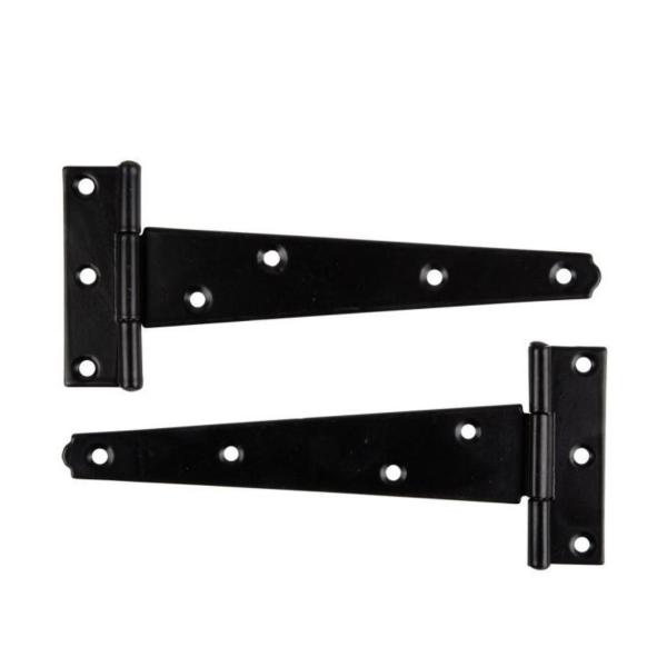 Bulk Pack: 10 × Kaufmann 150 mm Black Japan Tee Hinge Pairs