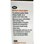 Heavy-Duty Manual Citrus Juicer Press – Stainless Steel Lever Juice Extractor for Oranges, Lemons, Limes & Grapefruit