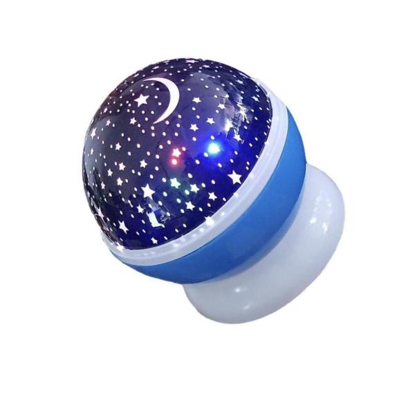 PM-085 Star Master Rotating Projection Lamp – Purple Night Light Projector with LED Galaxy Stars for Kids & Home Decor