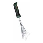 Bosch Garden Hand Rake – Ergonomic Handle & Rust-Resistant Steel, Lightweight Design for Soil & Leaves