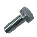 Duratool D01984 M6 × 30 mm Stainless Steel Hex‑Head Set Screw – Pack of 10
