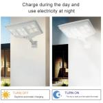 LED Solar Motion Sensor Outdoor Security Wall Light & Key Holder (Adjustable Angle, IP65 Waterproof)