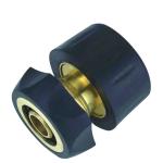 Gro Premium Brass Hose Connector – 19 mm (¾″) Quick-Lock, Solid Brass, Anti-Slip Grip
