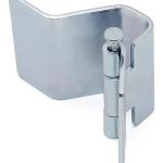 Tool Iron-Zinc Equipment Bolt-Type Bending Hinge – Set of 2 (7 cm)