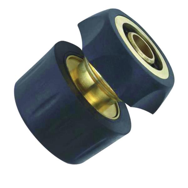 Gro Premium Brass Hose Connector – 19 mm (¾″) Quick-Lock, Solid Brass, Anti-Slip Grip