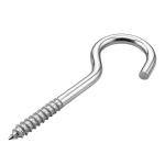 Shind 4.2 x 75mm Silver Screws With Hooks – Pack of 61