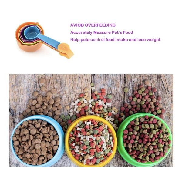 10-Piece Plastic Measuring Cups & Spoons Set – Stackable, Multicolored, BPA-Free for Baking & Cooking