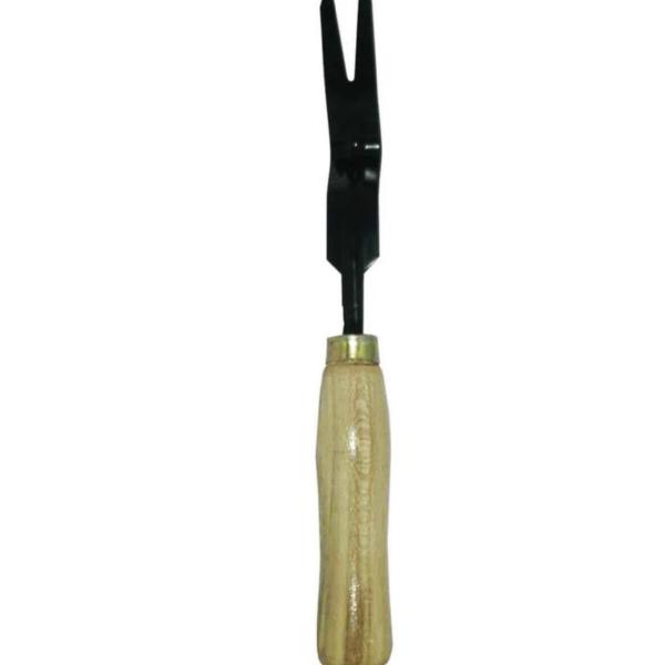 Garden Weeder – 5‑Pack Short‑Handle Weed Puller Tools with Steel Blades & Wood Handles