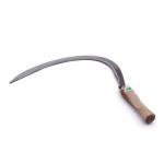 Premium Hand Sickle – High‑Carbon Steel Weeder & Corn Cutter – Ergonomic Wood Handle