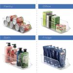 Plastic Fridge & Pantry Can Storage Trays – 2 Pack