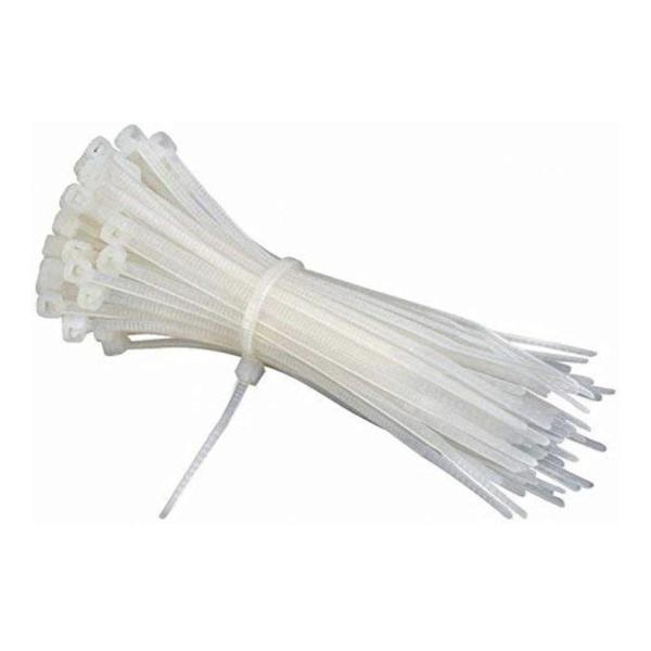 Ultra‑Strong White Nylon Cable Ties (Bulk) – Heavy-Duty Self‑Locking Zip Wraps